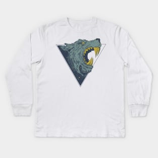 Big bad wolf Kids Long Sleeve T-Shirt